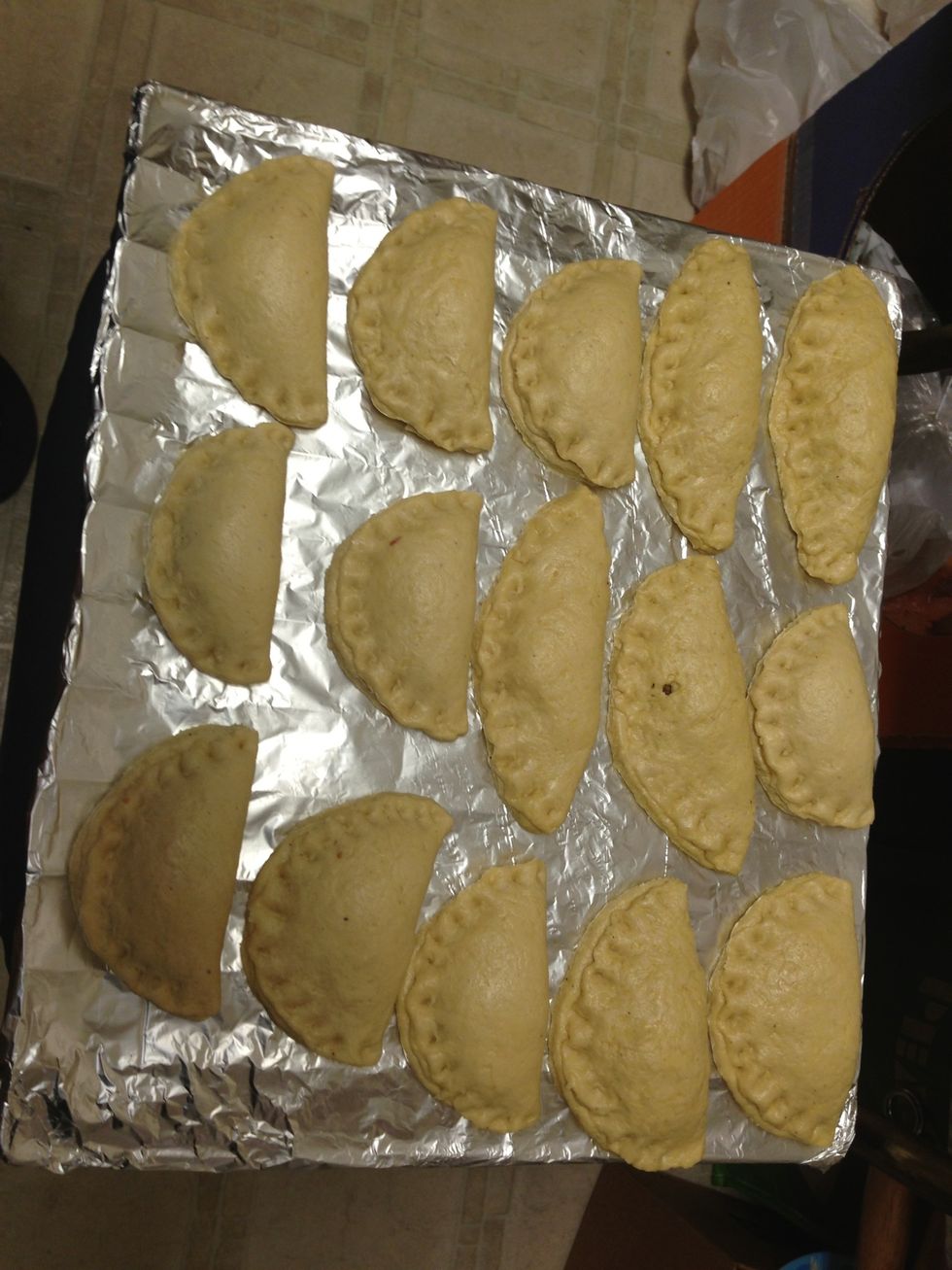 All set for oven to be baked