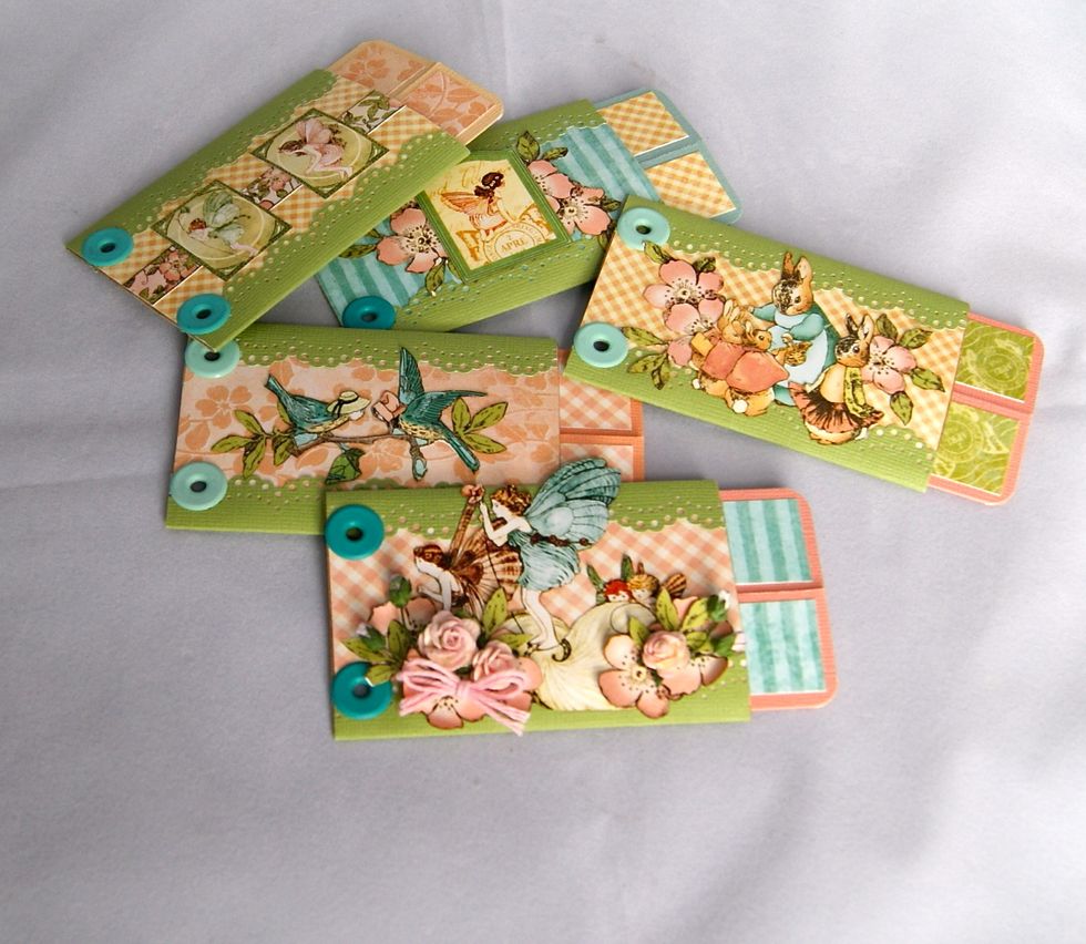 All the completed pages before assembly