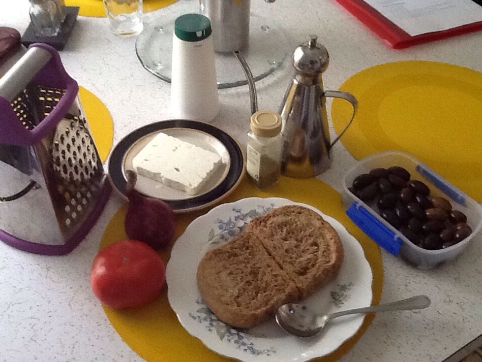 All the ingredients/supplies put together