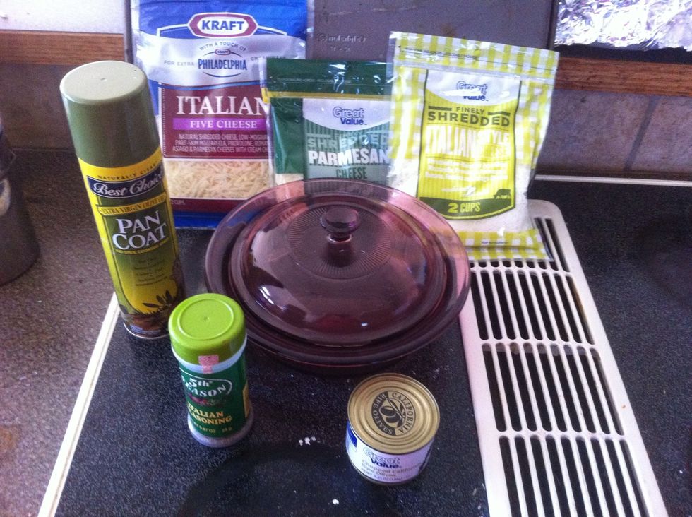 All the ingredients you will need.