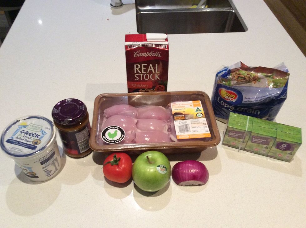 All the ingredients