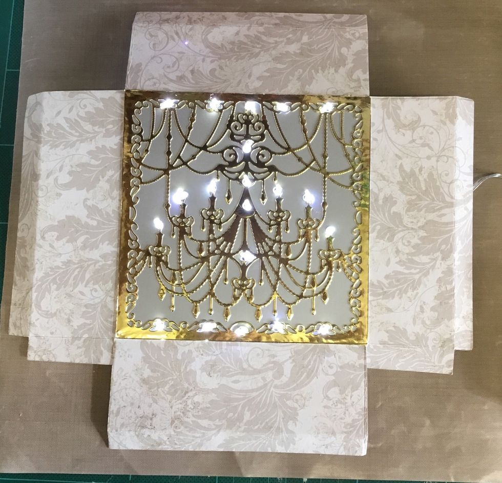 All the lights in position.