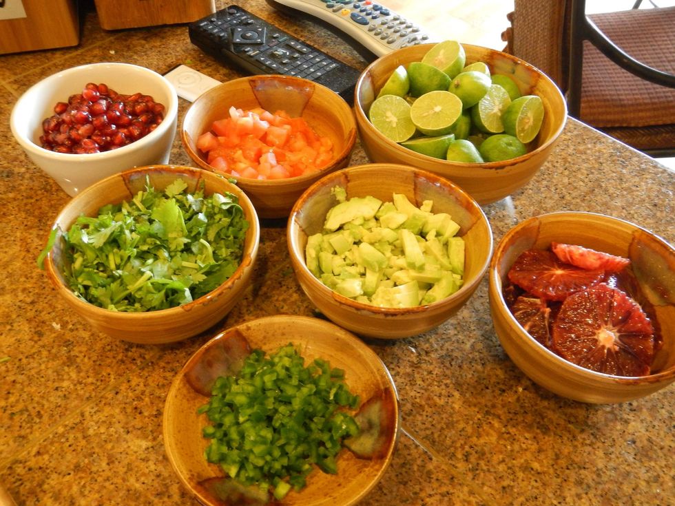 All the tasty accompaniments to add to the finished product
