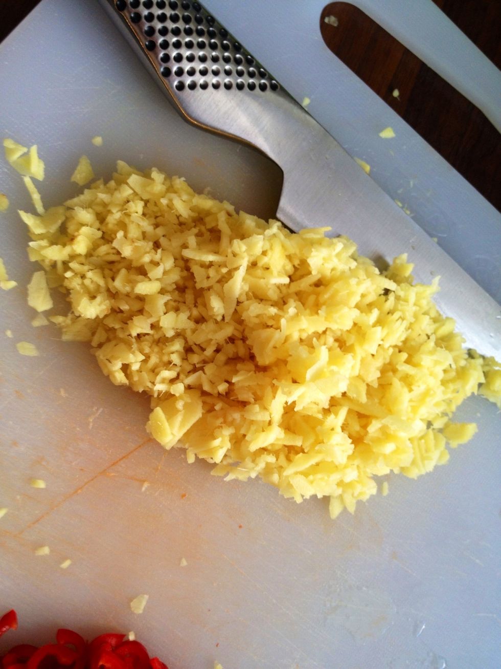 All this ginger wasn't needed. We doubled the recipe since we were 5 hungry adults.