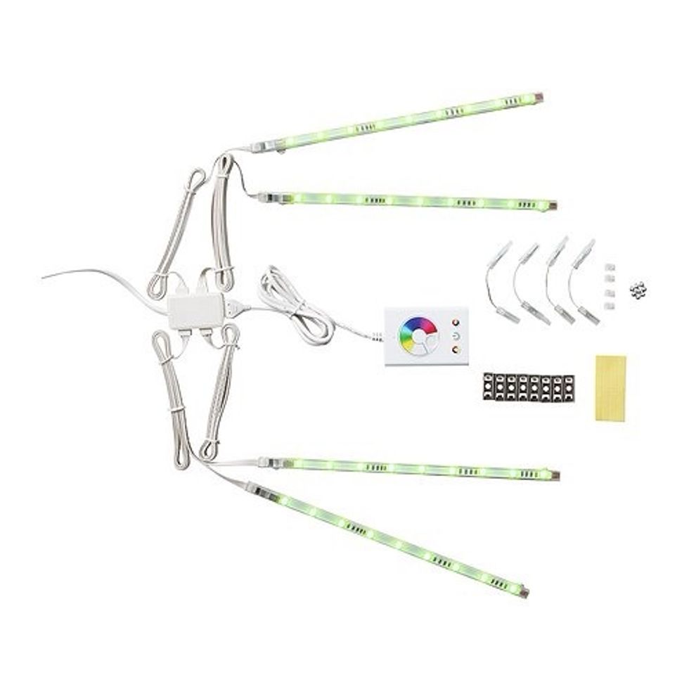 All you need is some LED strips like these from IKEA