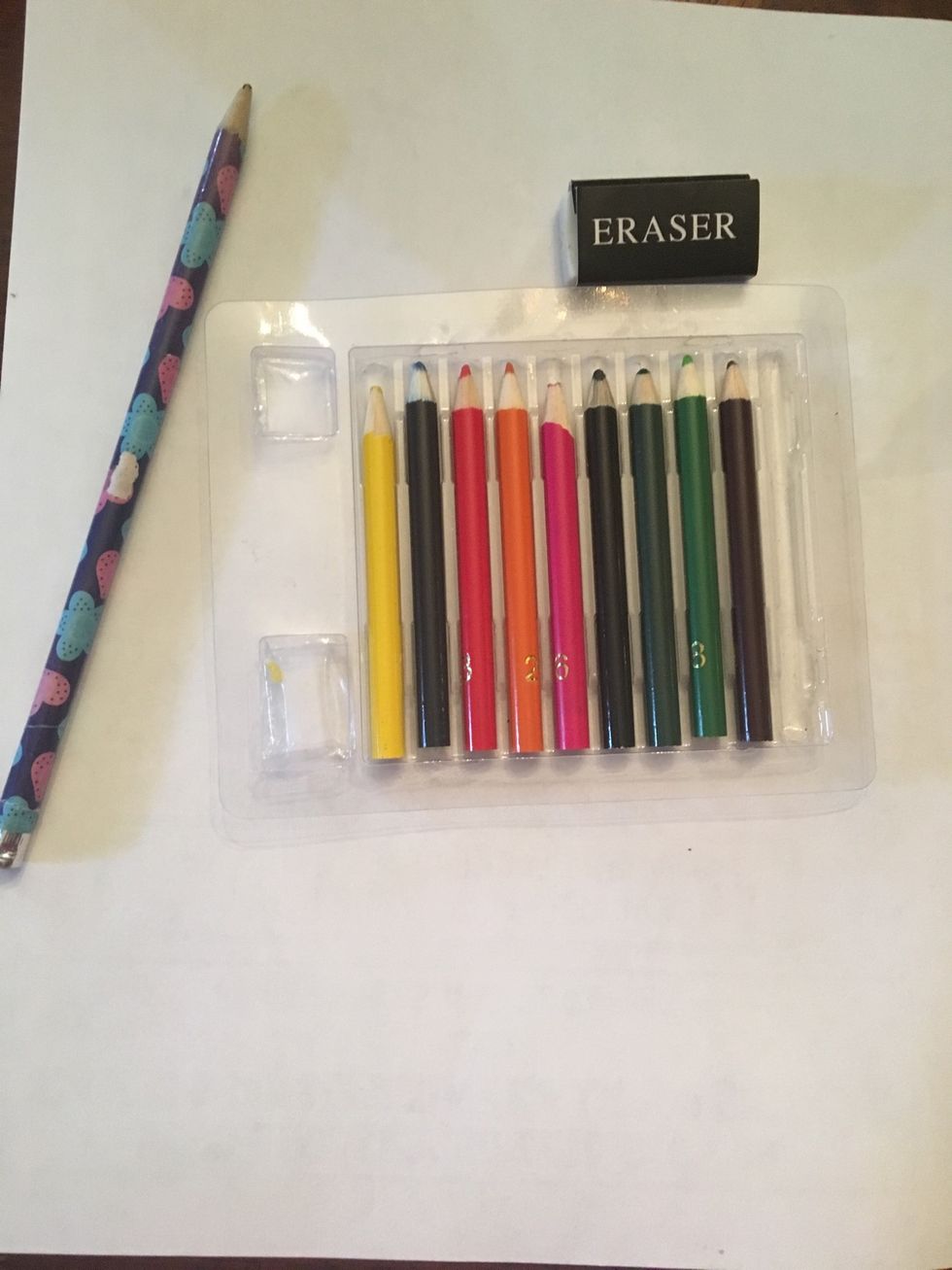 All you need to draw a super cute whale is paper an eraser and pencils