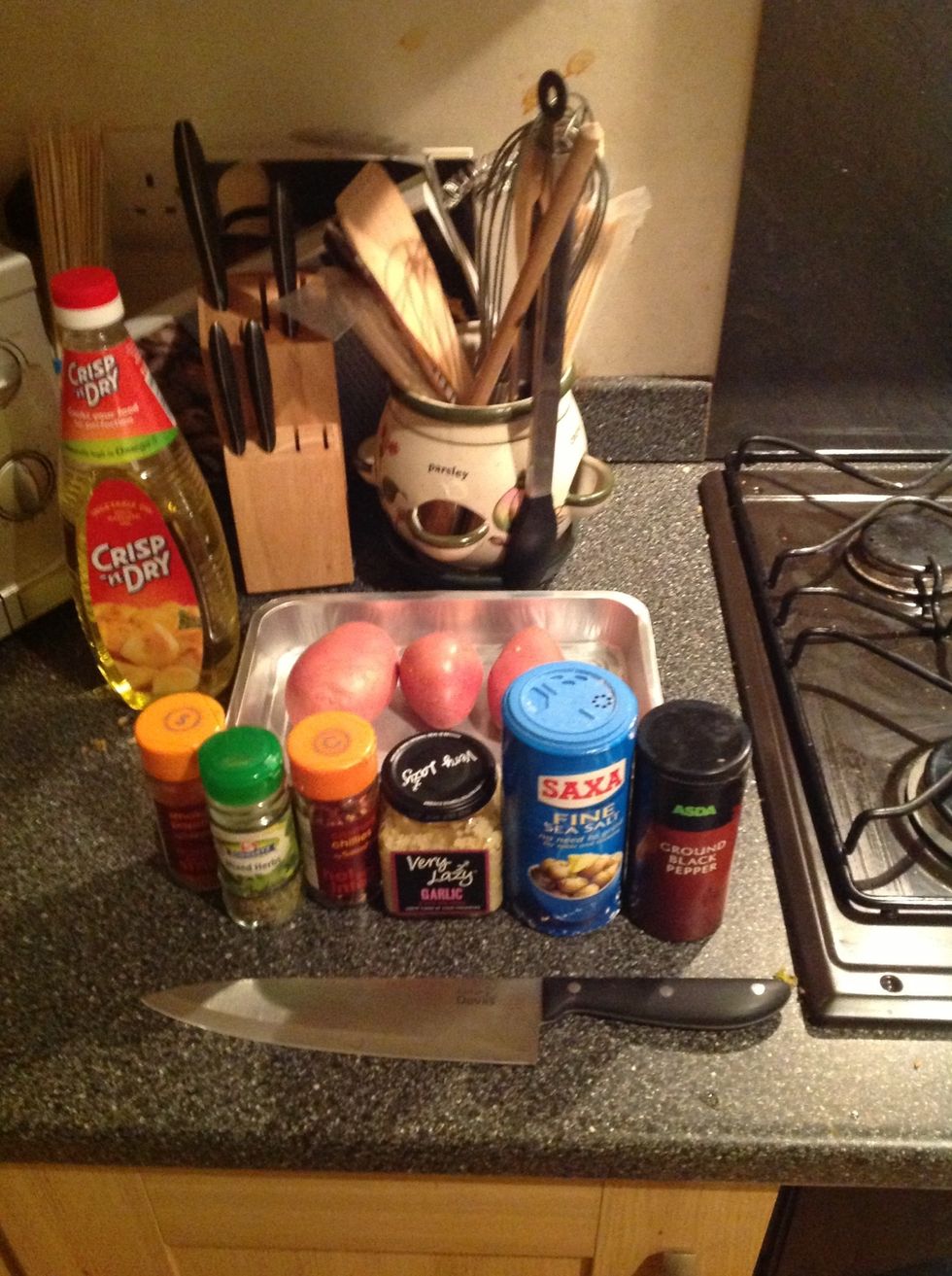 All you need to make these delicious wedges!