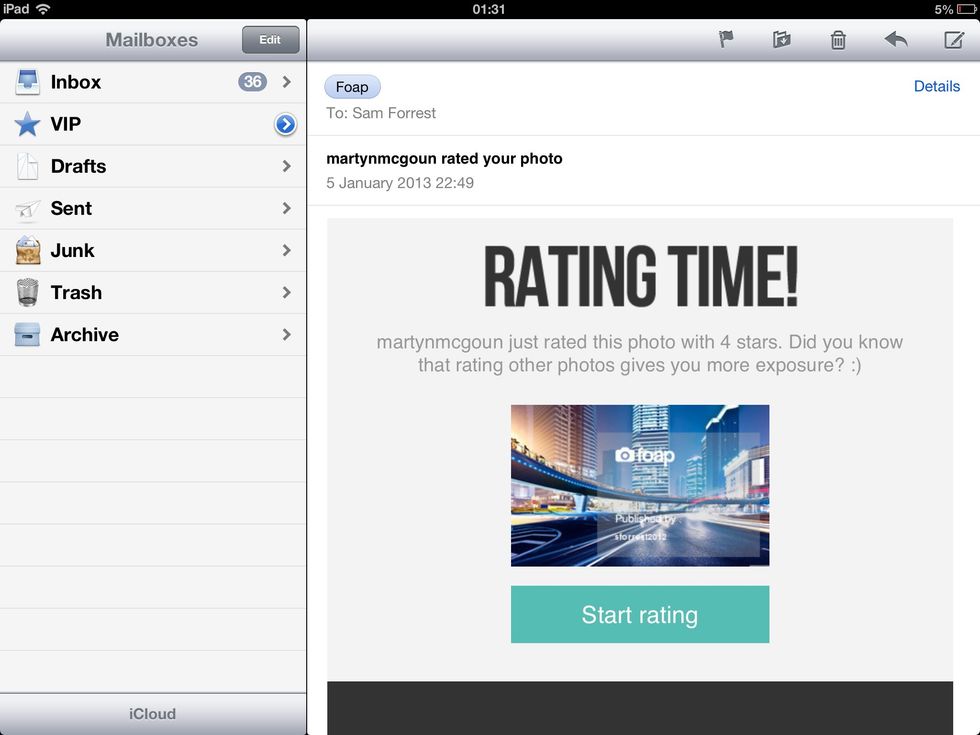 All your mail should now be connected to your IOS device