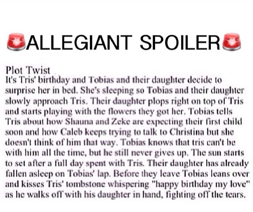 *ALLEGIANT SPOILER ALERT* If you haven't finished that book, don't read this!