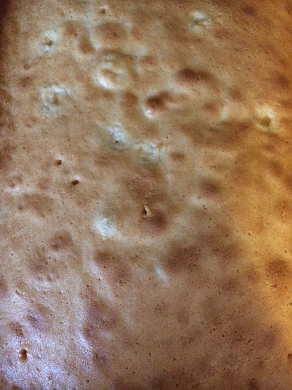 Allow cake to cool completely -