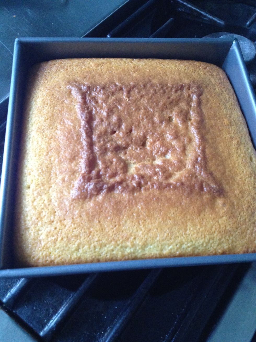 Allow cake to cool completely