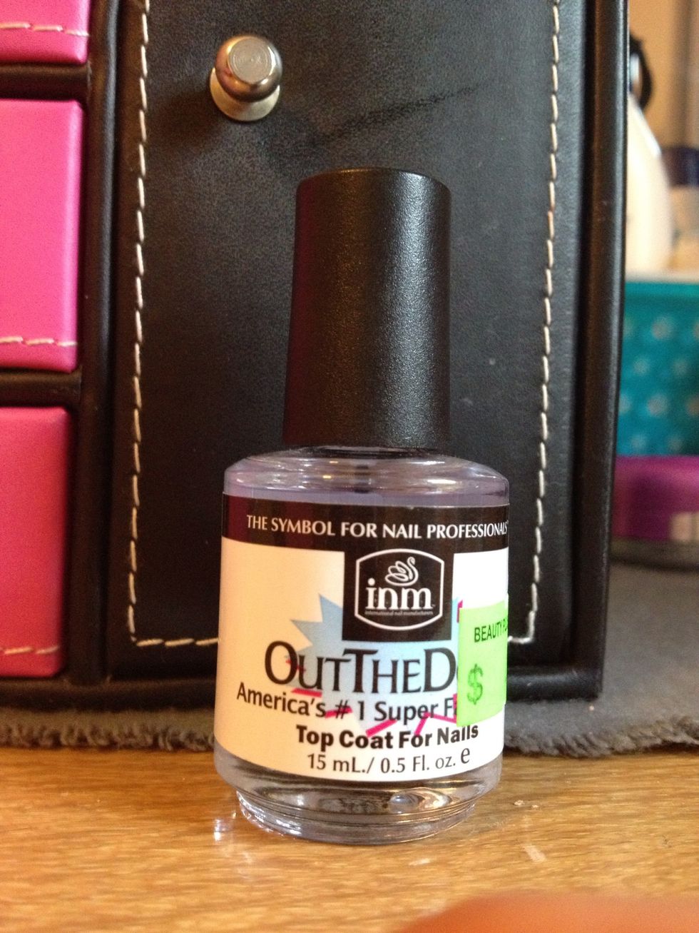 Allow nails to dry then apply favorite topcoat!