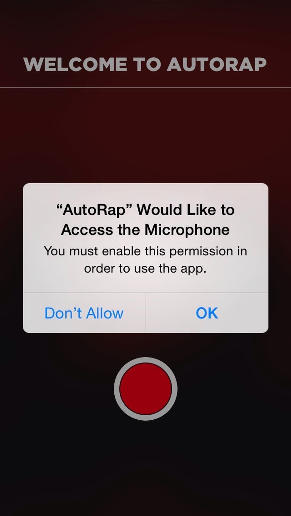 Allow so you can speak