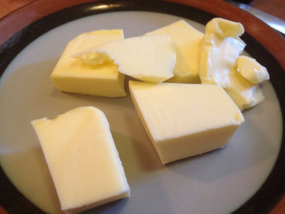 Allow the butter to rest in room temperature.