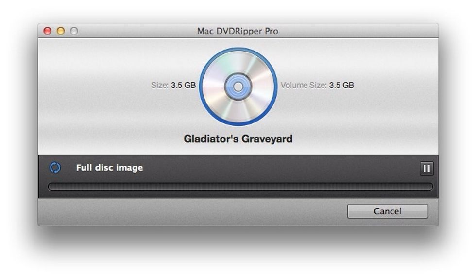 Allow the rip to continue.