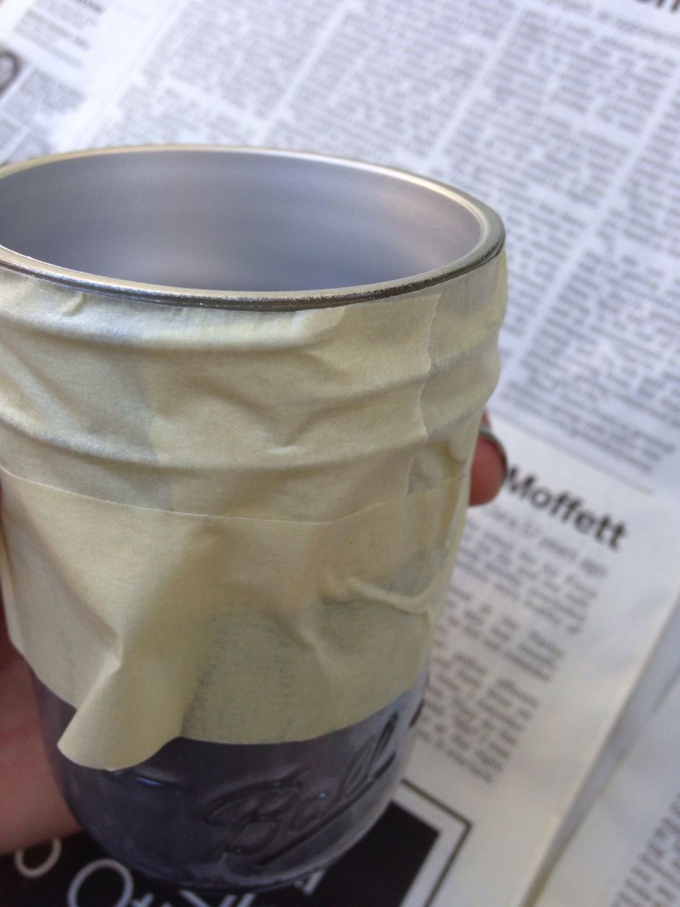 Allow the spray paint to dry completely