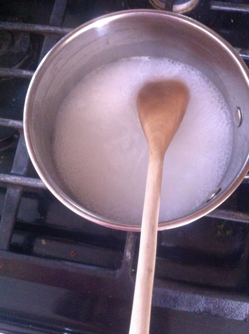 Allow to come to a boil the conditioner should be fully dissolved and dispersed