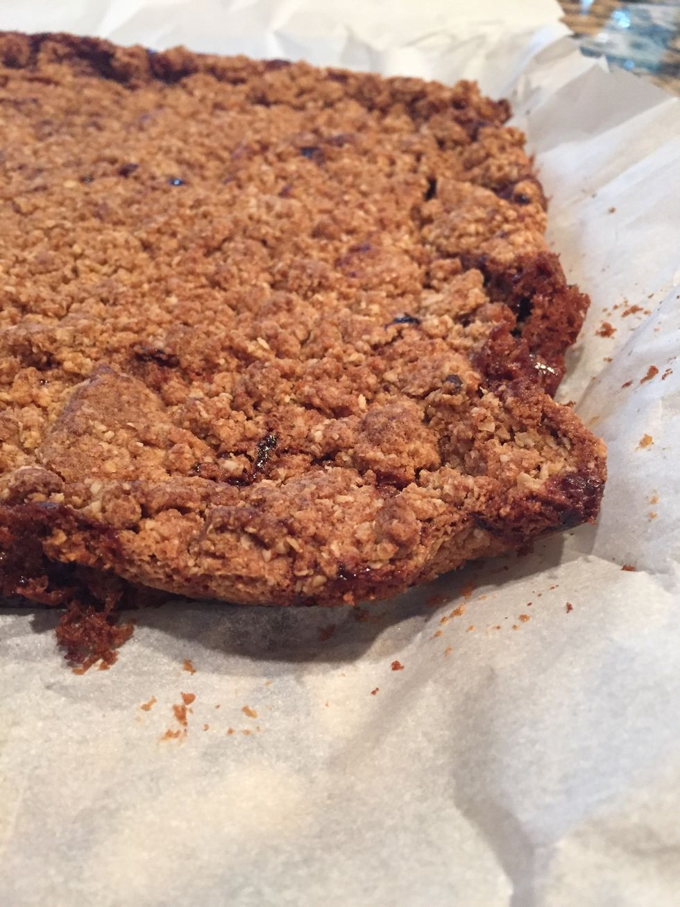 Allow to cool a bit before you remove and slice so that it doesn't fall apart