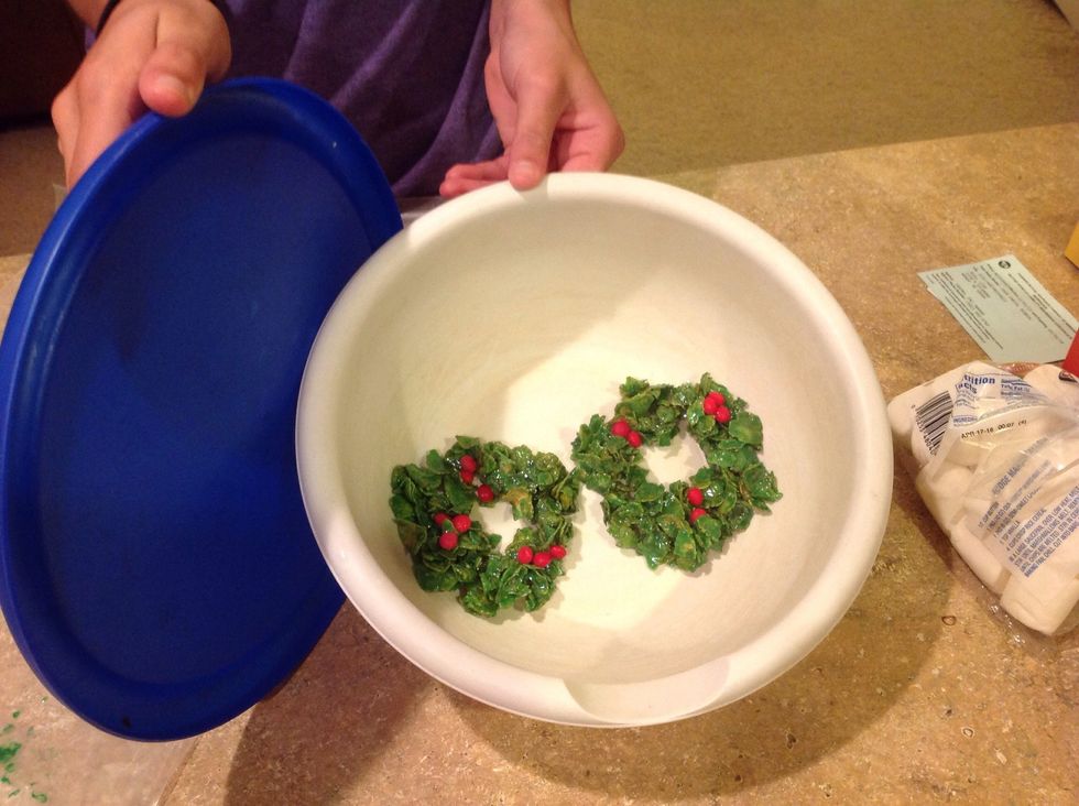 Allow to cool at room temperature before removing from paper. Store in airtight container.