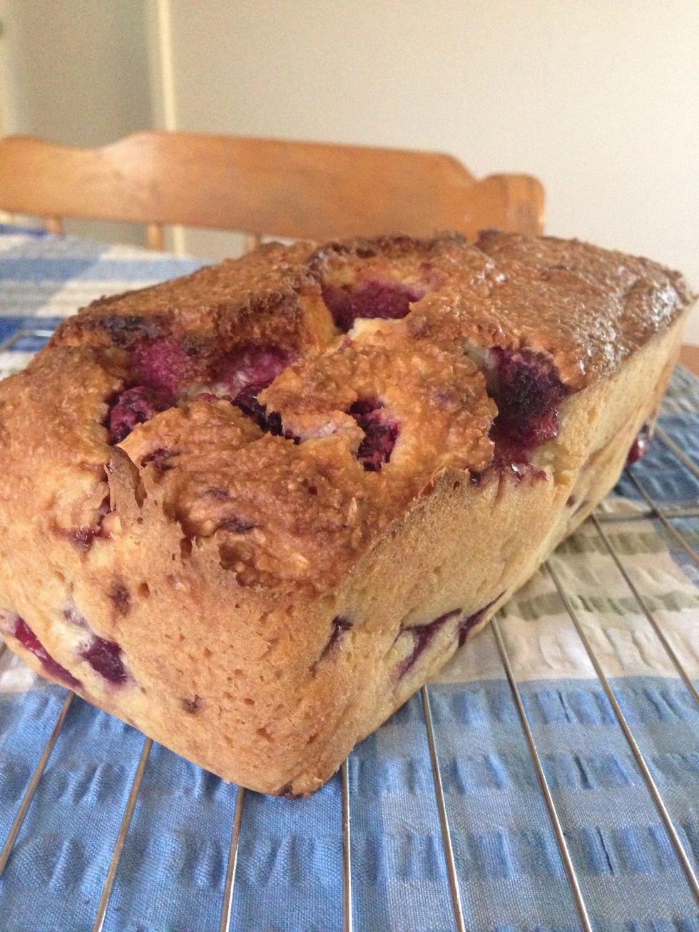 Allow to cool before slicing otherwise it will fall apart! \ud83d\ude2c