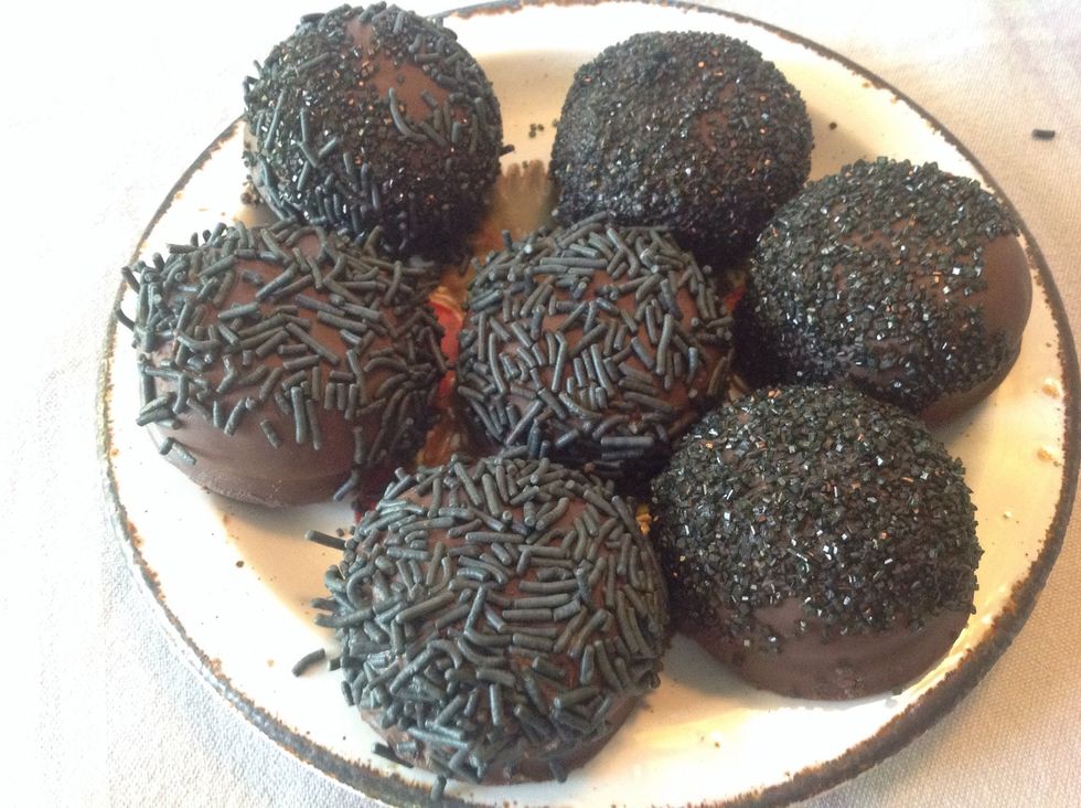 Allow to cool - I popped mine in the fridge.