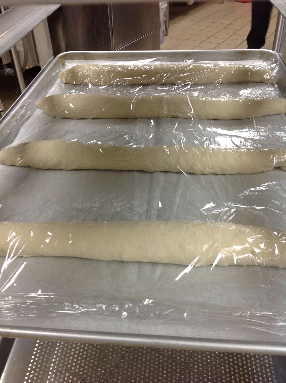 Allow to rest on a covered pan for 5 minutes before baking.