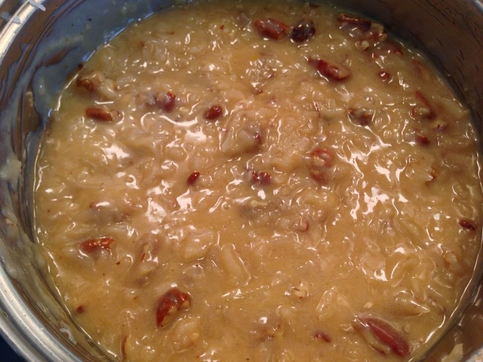 Allow to rest until mixture comes to room temperature.