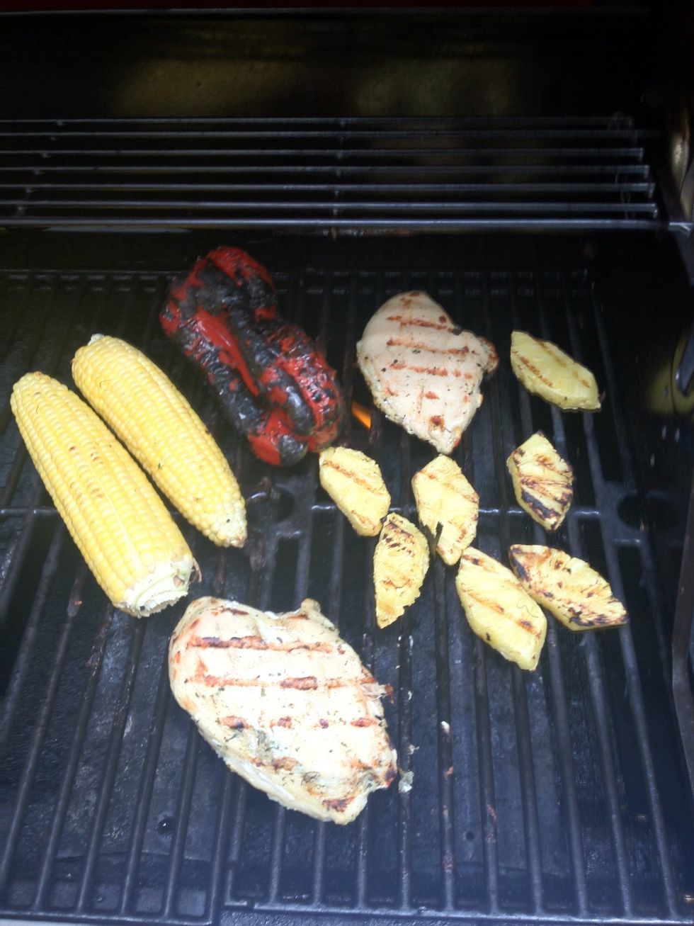 Allow your ingredients to cook completely making sure the chicken reaches 165 degrees