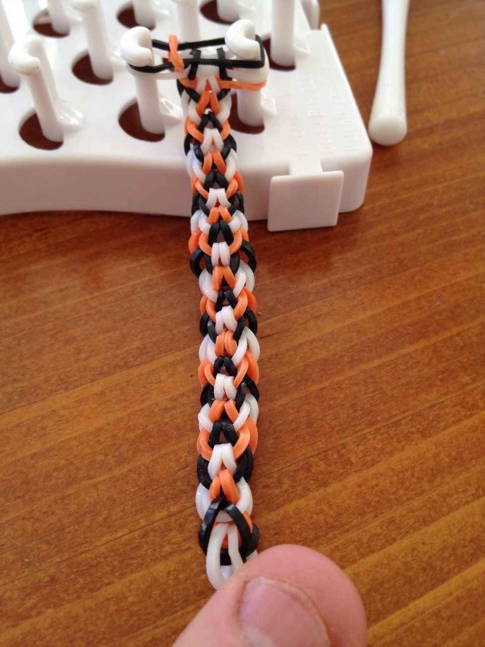 Almost complete! The length depends on wrist size..