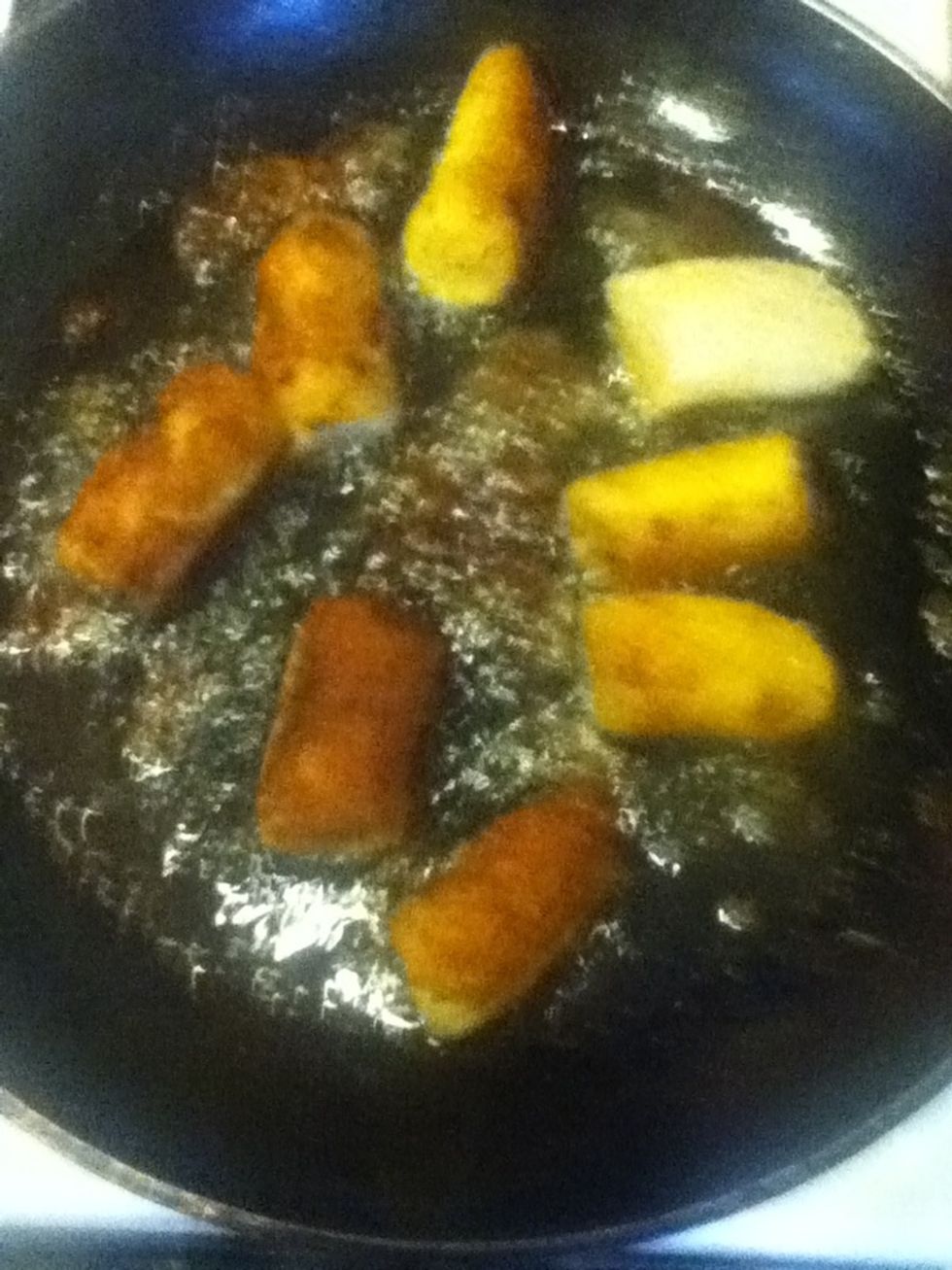 Almost done:) as an option you could drain them with paper towels