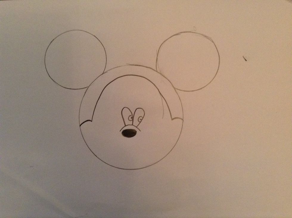 Almost done but not yet draw two horseshoe eyes \ud83d\udc40