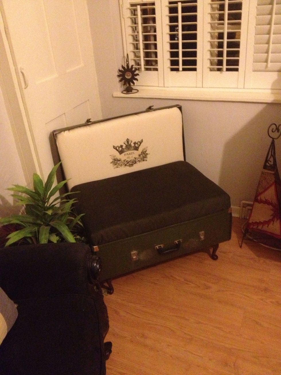 Almost done - now fix cushion inside upper and lower opening of the case