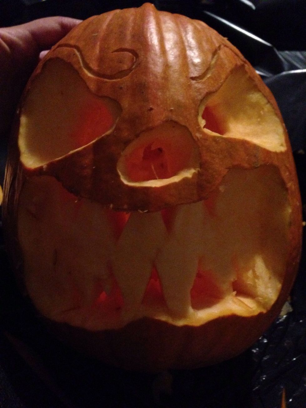 Almost done. Take your time to do it right, and ad details like the brows.