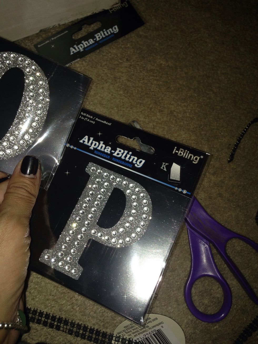 Alpha BLING!!! Fabulous 99 cent store find