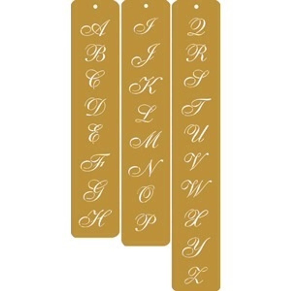 Alphebet stencils