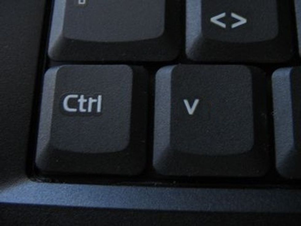 Also a very common one, ctrl v is used to paste pictures and selected phrases after ctrl c is used