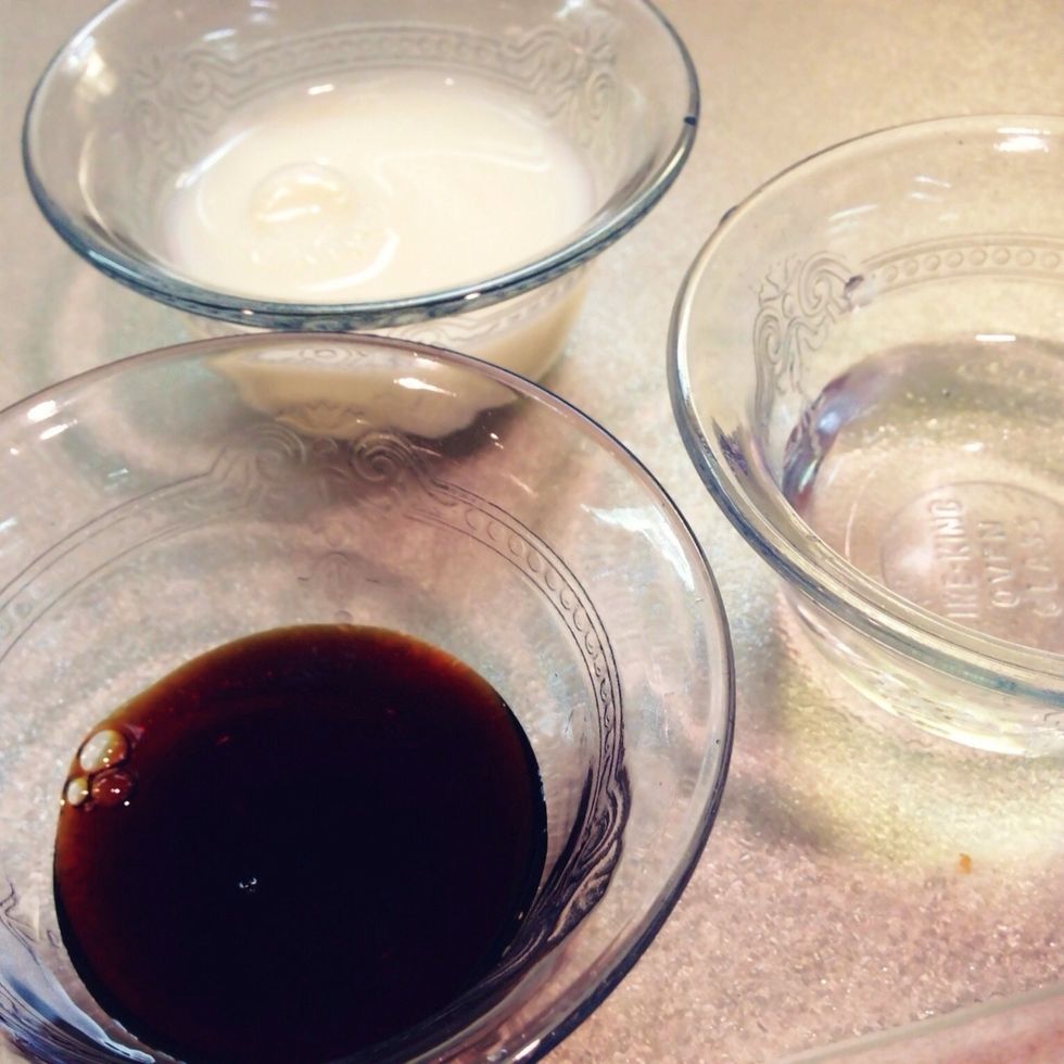 Also add 2 tablespoons cream, 2 tablespoons hot water, and 1-1/2 teaspoons vanilla.