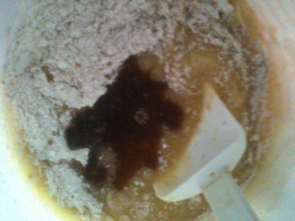 Also add 3 tsp. vanilla At this point you can also add yogurt or vanilla pudding for extra taste