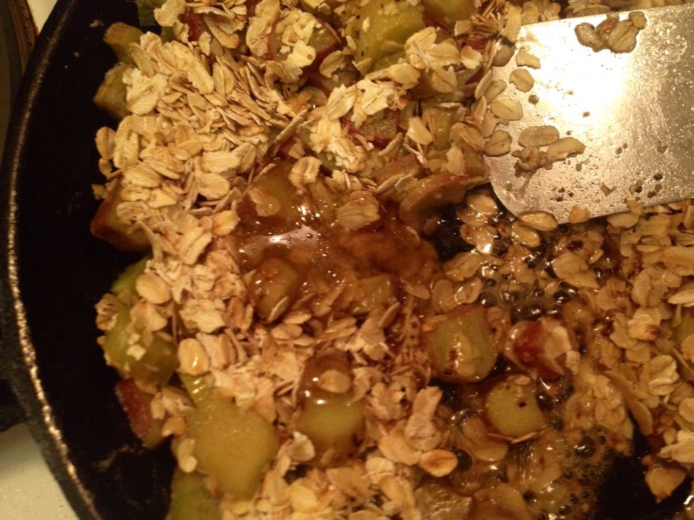 Also add liquid honey..