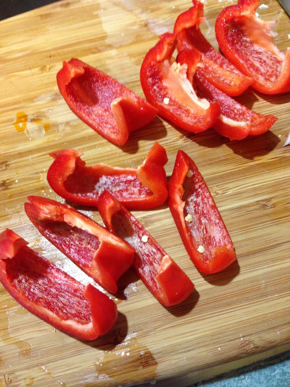 Also add some peppers to your curry. I forgot this step to begin with so don't let that happen to you.