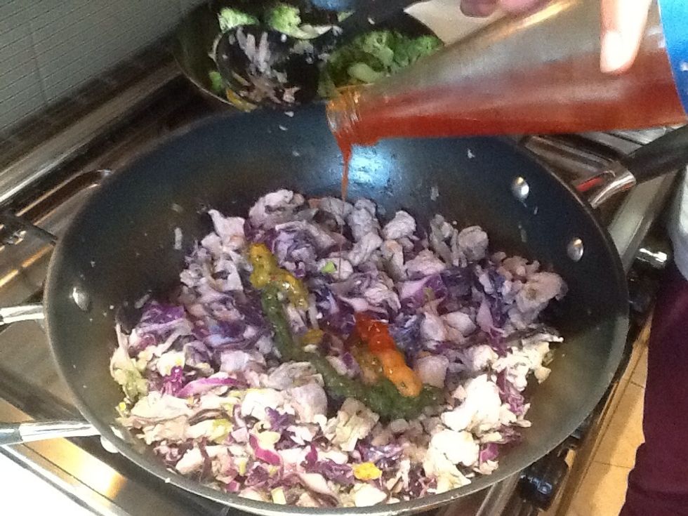 Also add sweet chilli sauce to the mix