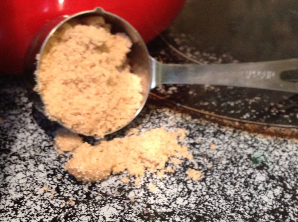 Also add the 3/4 cups of brown sugar.