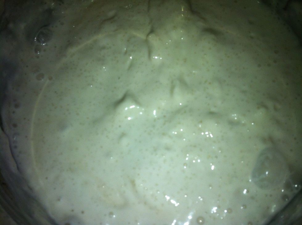 Also add the yeast mixture and stir well