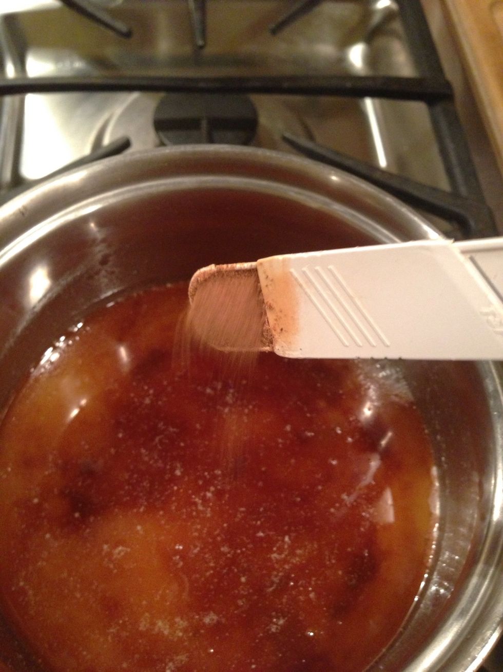 Also add your 1/2 tsp nutmeg  Gettin a little spicey, ow ow