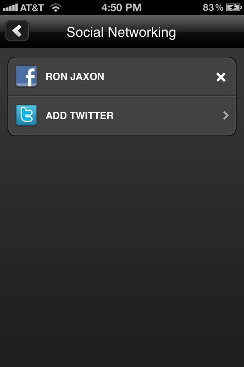Also add your social networks. This will allow you to post directly to them without typing.