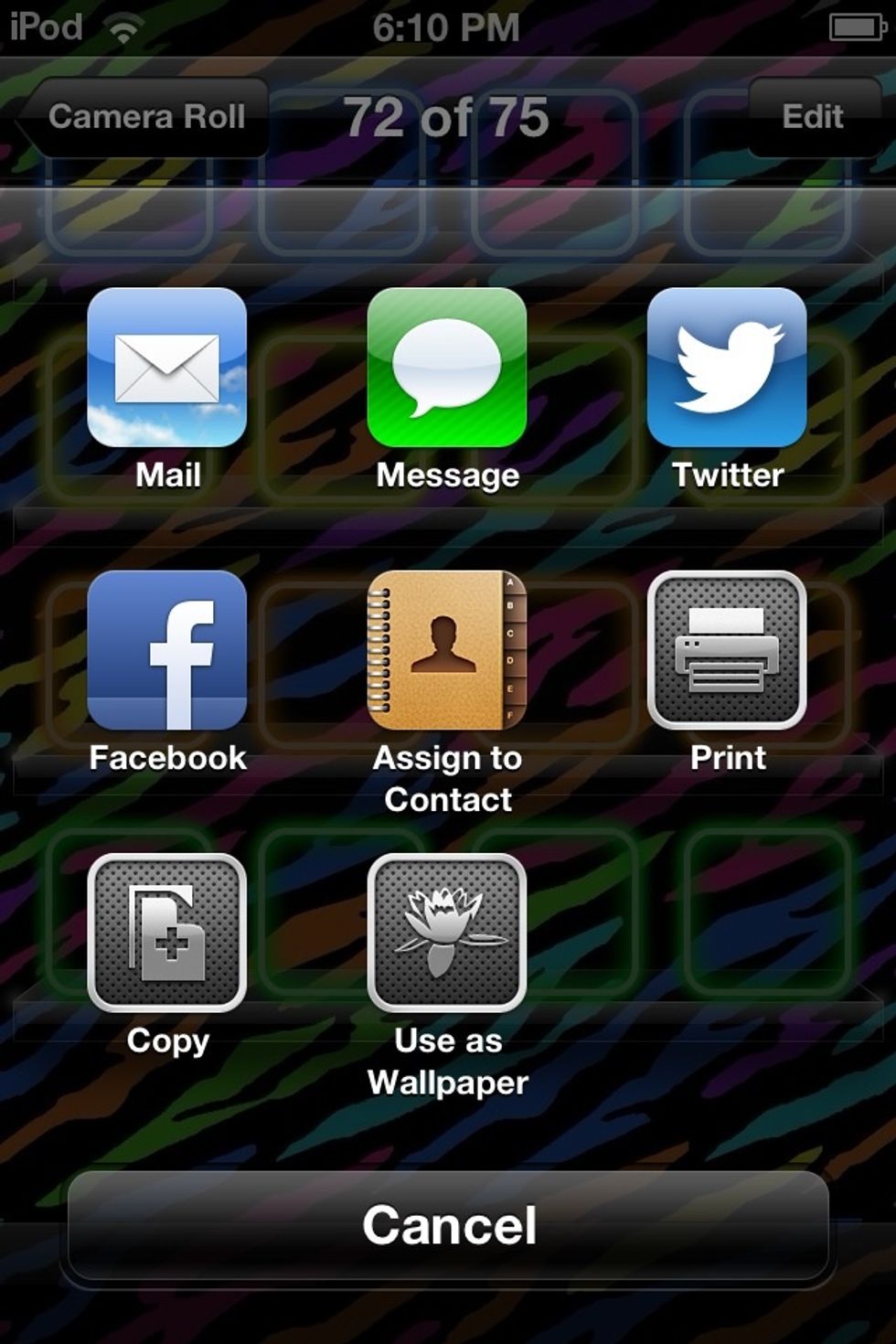 Also, Click On The "Use As Wallpaper"