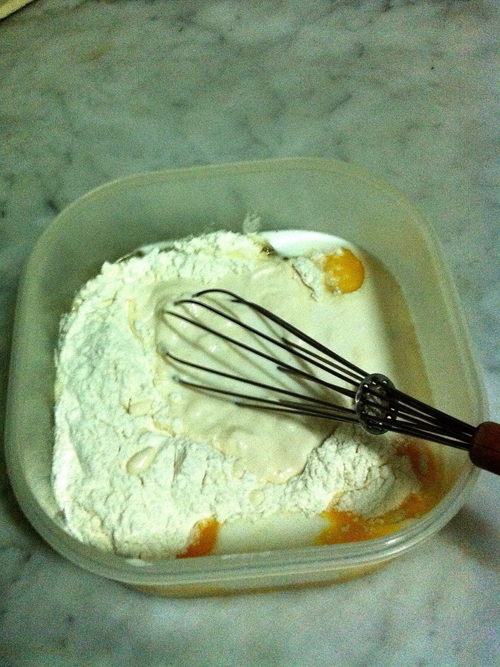 Also flour, cream and milk.