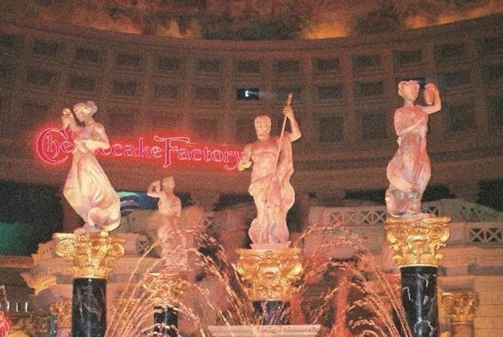 Also go to Caesars Palace. I love this show with the statues that come to life and put on a show. Unfortunately the statue show is being renovated right now though. I saw it last time I was here.