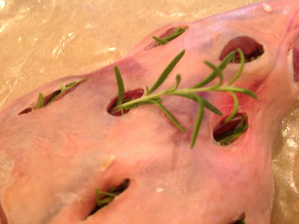 Also insert rosemary