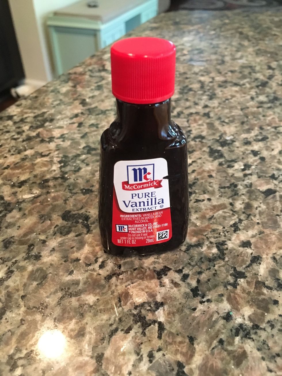 Also, measure out 1 teaspoon of vanilla extract.